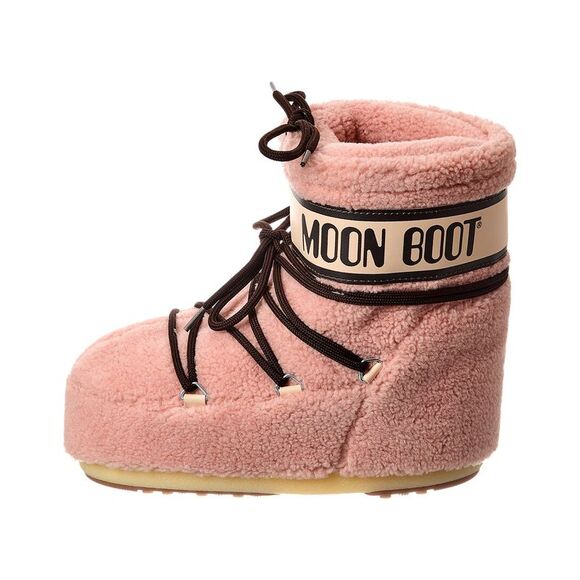 Moon Boot® Icon Low Fleece Boot, Pink - Picture 2 of 5